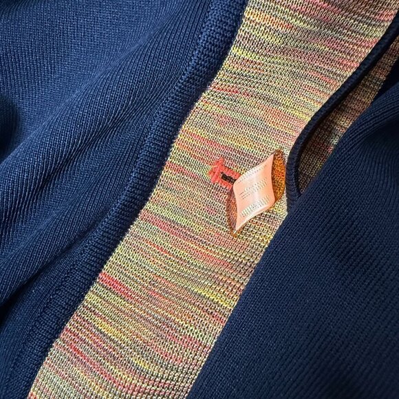 Misook 2 Piece Set- Tank XL, Jacket Large, Black and Autumn/Fall Colors - Picture 11 of 11